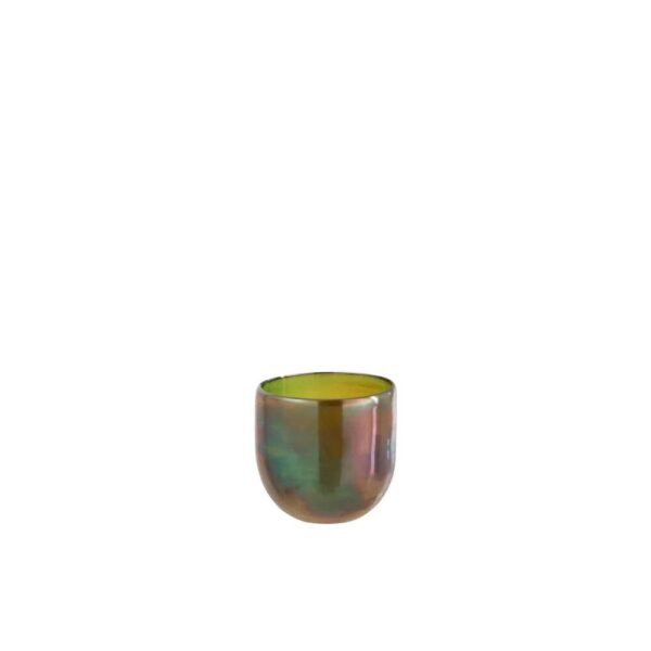 VASE THIBAULT ROUNDED GLASS GREEN