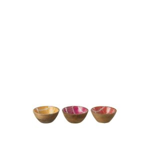 BOWL MANGO WOOD MIX SMALL ASSORTMENT OF 3