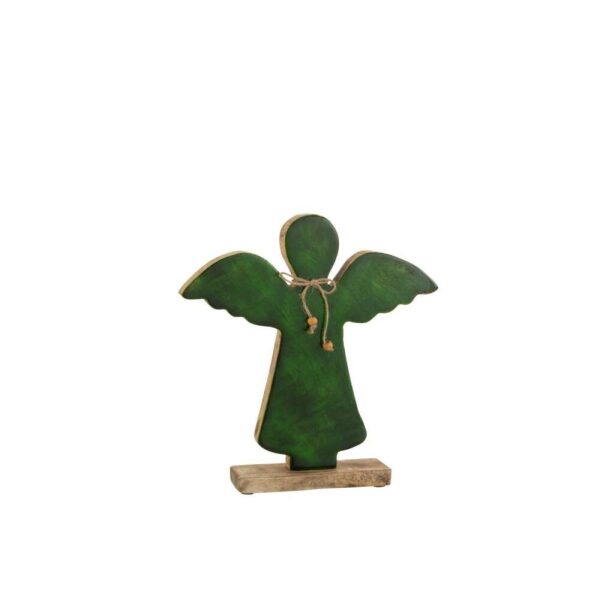 ANGEL ON FOOT VARNISHED GREEN LARGE