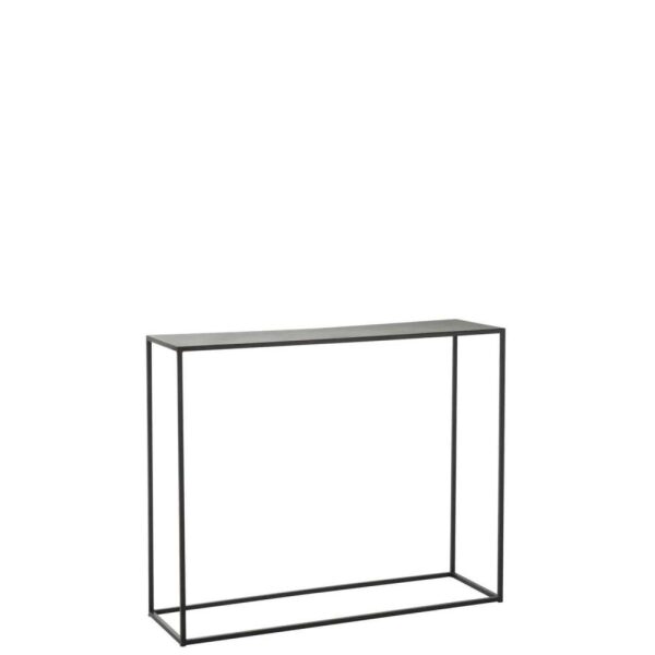 CONSOLE RECTANGLE METAL BLACK