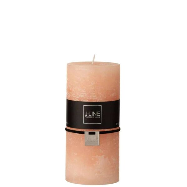 CYLINDER CANDLE  PEACH L 52H
