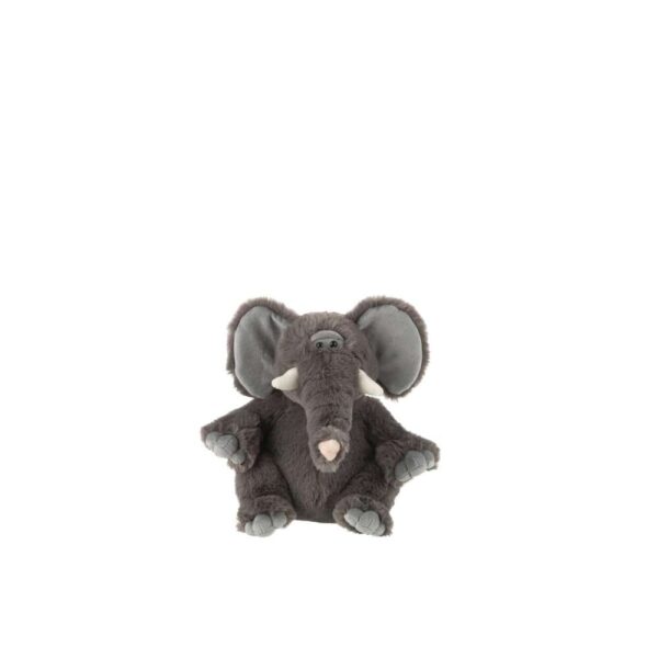 ELEPHANT PLUSH POLYESTER GREY SMALL