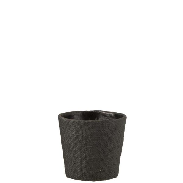 FLOWERPOT BAR CEMENT BLACK MEDIUM