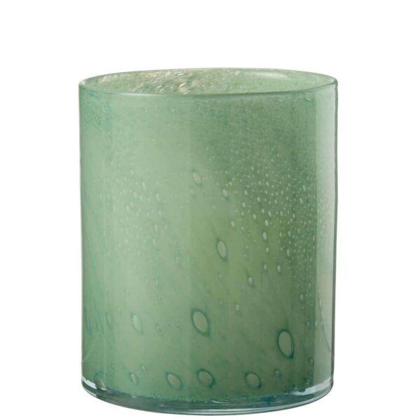 TEALIGHT HOLDER JADE GREEN LARGE