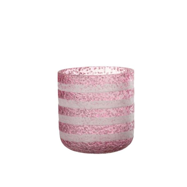 HURRICANE STRIPES GLASS RED/WHITE LARGE