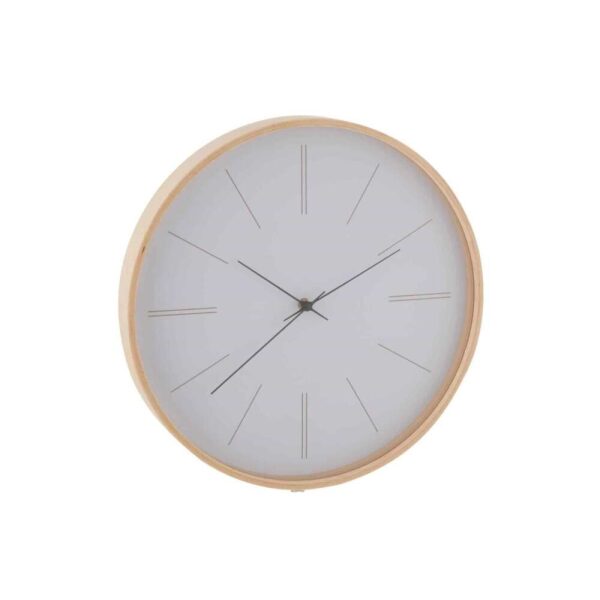 CLOCK CHRIS WOOD NATURAL