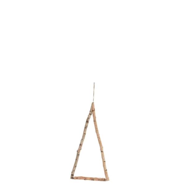 CHRISTMAS TREE FRAME HANGING BRANCH BROWN SMALL