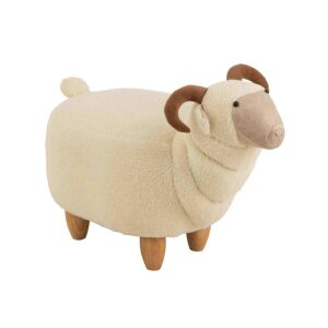 CHAIR FOR CHILD RAM WOOD/TEXTILE WHITE