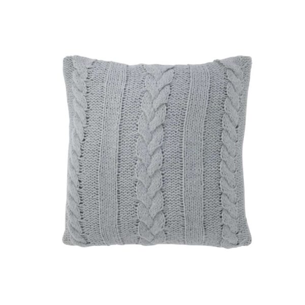 CUSHION TWIST POLYESTER GREY