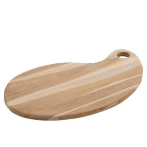 CUTTING BOARD TERONG TEAK WOOD NATURAL LARGE