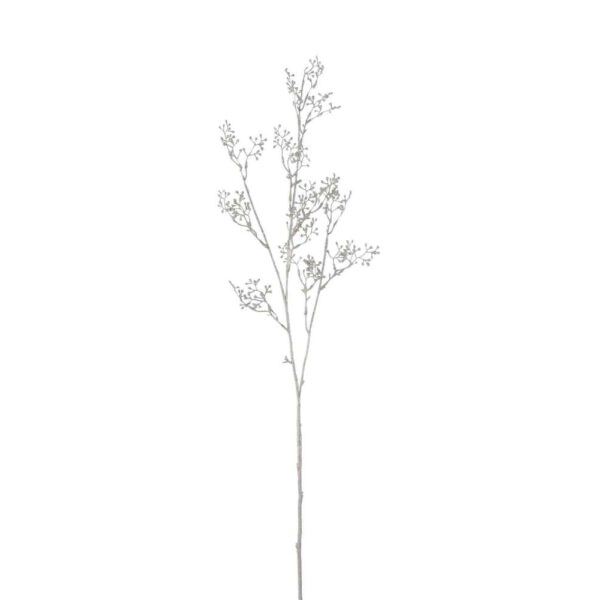 BRANCH BERRIES 3 PARTS GLITTER PLASTIC SILVER