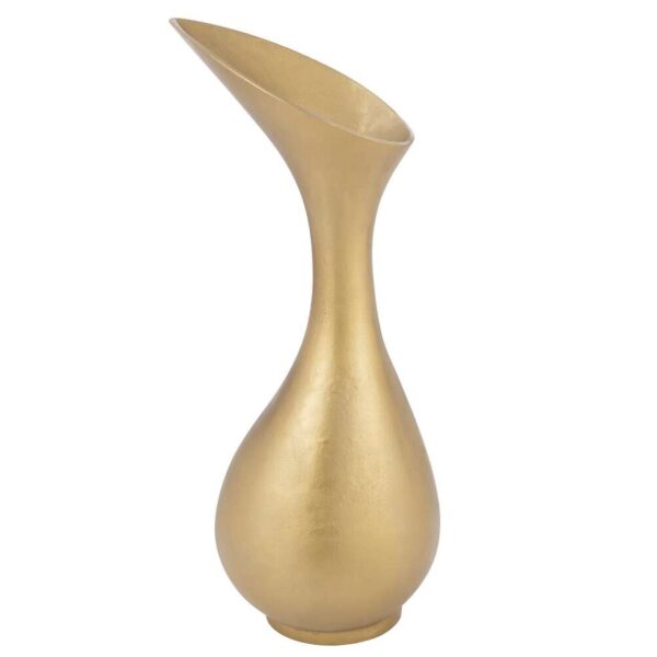 VASE OLIVIA ALUMINIUM GOLD LARGE