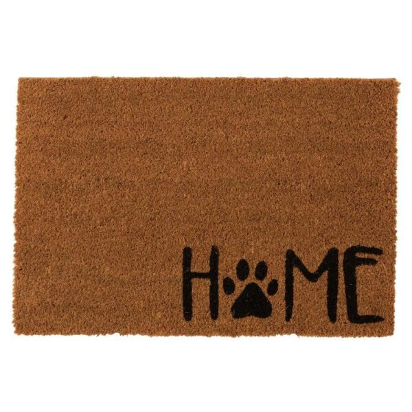DOOR MAT HOME COCONUT NATURAL/BLACK