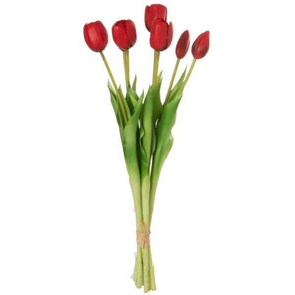 BOUQUET TULIPS 7PIECES PU RED LARGE