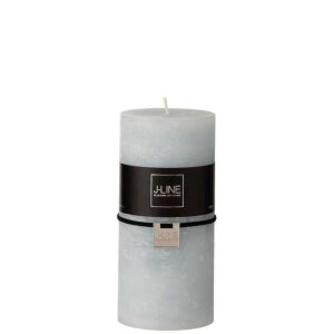 CYLINDER CANDLE  LIGHT BLUE L52H