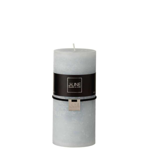 CYLINDER CANDLE  LIGHT BLUE L52H