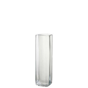 VASE RIGHT SQUARE TRANSPARENT MEDIUM