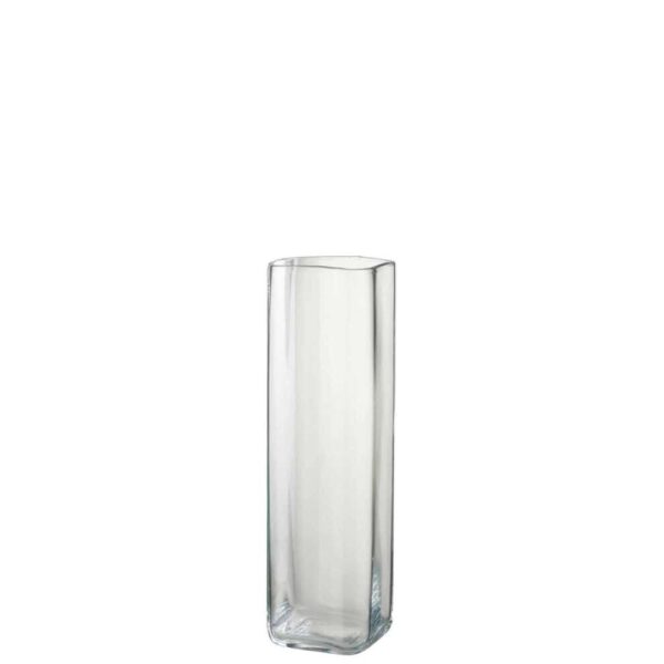 VASE RIGHT SQUARE TRANSPARENT MEDIUM