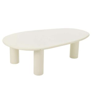SIDE TABLE BALI MDF/PVC WHITE LARGE