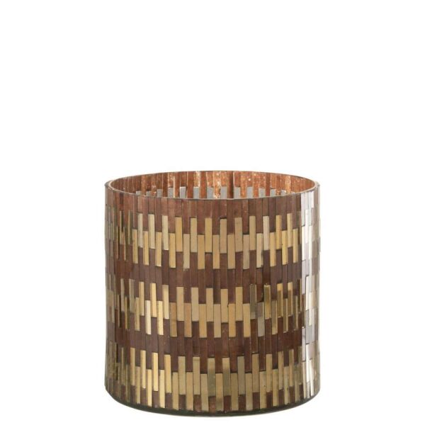 HURRICANE CHIC GLASS BROWN/GOLD LARGE