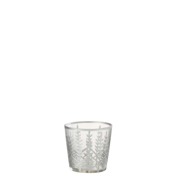 HURRICANE CHLOE GLASS TRANSPARENT/SILVER SMALL