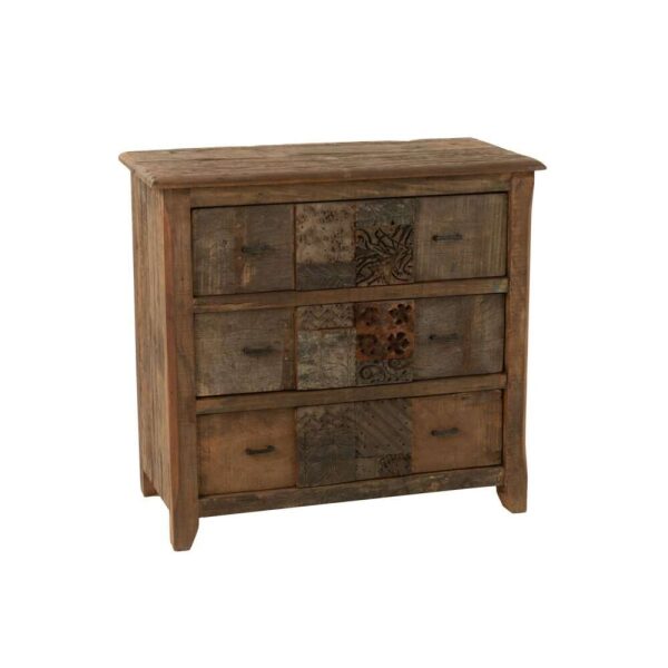CABINET VINTAGE WOOD BROWN