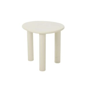 SIDE TABLE BALI MDF/PVC WHITE SMALL