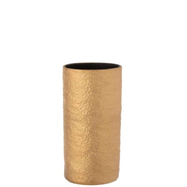 VASE GATSBY CERAMIC GOLD MEDIUM