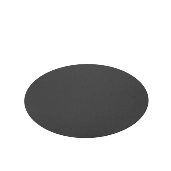 PLACEMAT ROUND PVC BLACK