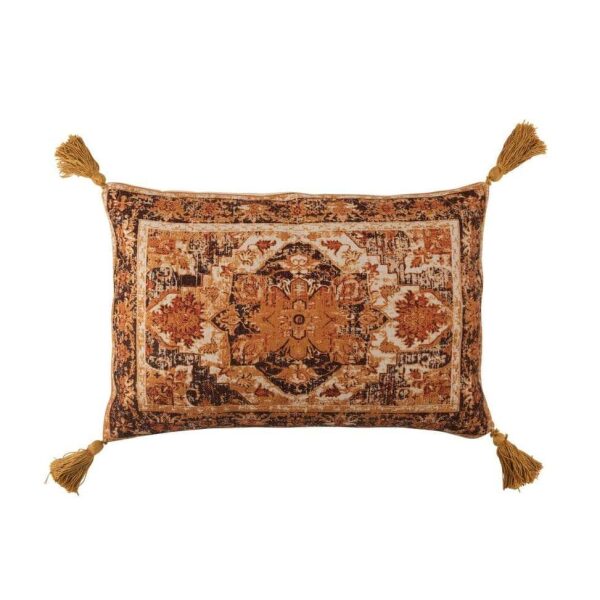 CUSHION VINTAGE POLYESTER RECTANGLE MIX