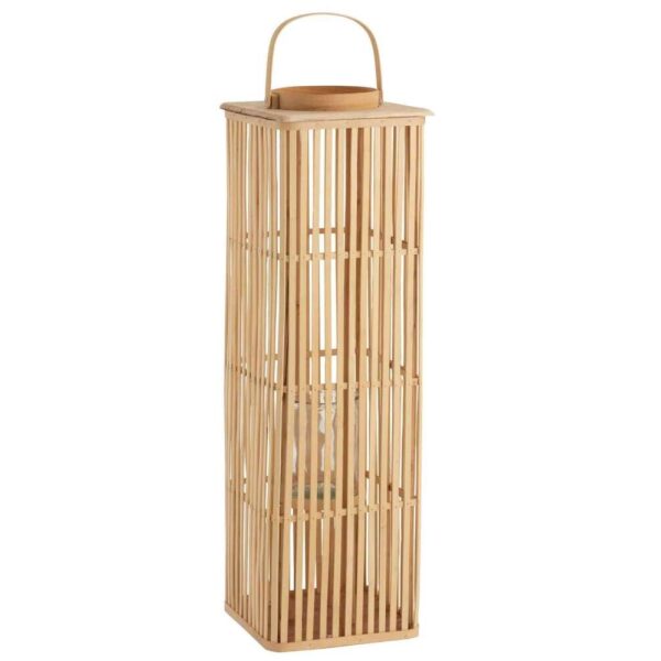 LANTERN LONG BAMBOO NATURAL