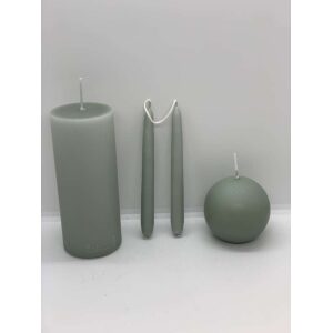 Kulelys 7x7 cm-83 Antikk grønn