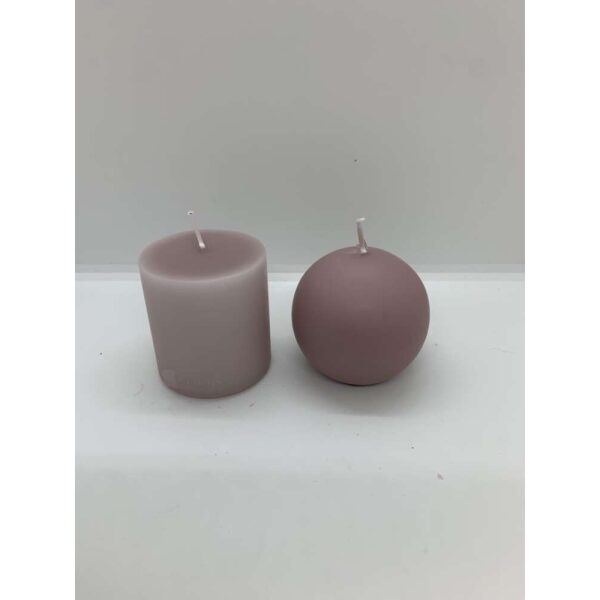 Kubbelys 44 Rosa Malve - 5X6Cm