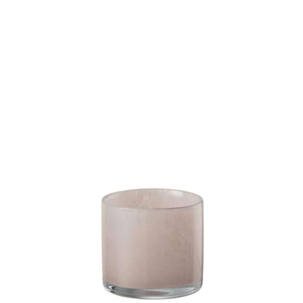 TEALIGHT HOLDER JADE ROSE SMALL