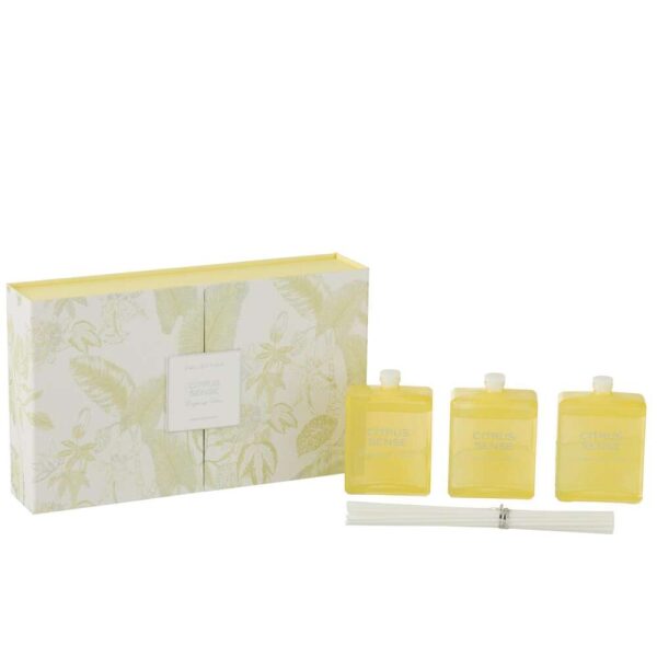 BOX 3 SCENTED OIL CITRUS SENSE YELLOW