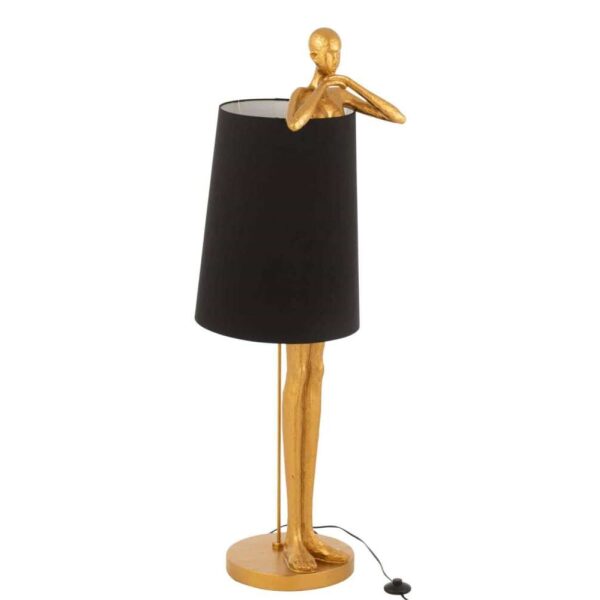 LAMP MAN POLY GOLD