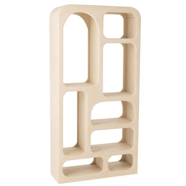 BOOKSHELF CAVE MANGO WOOD BEIGE