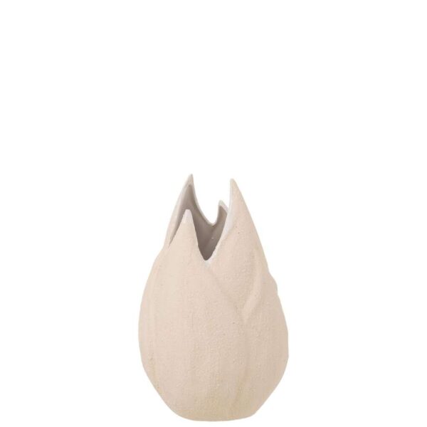 VASE SAND CERAMIC BEIGE LARGE