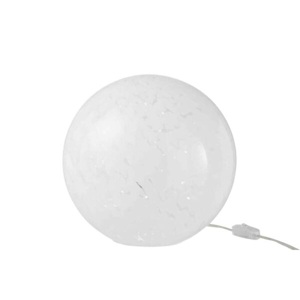 LAMP DANY SPOTS ROUND GLASS WHITE LARGE