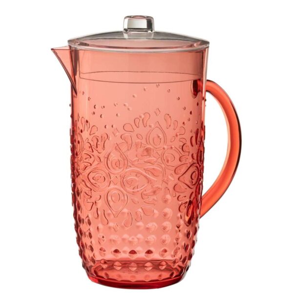 PITCHER PLASTIC RED