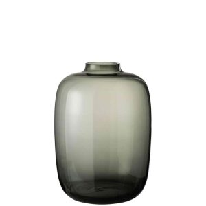 VASE CLEO GLASS GREY LARGE