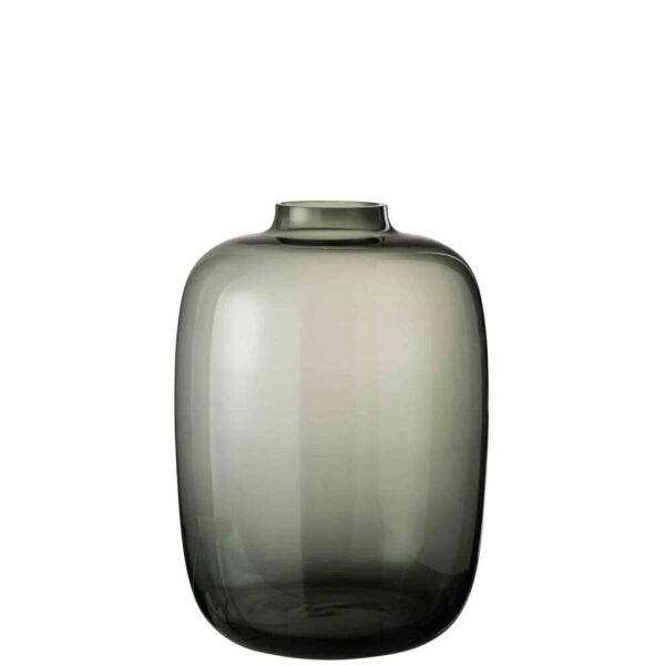 VASE CLEO GLASS GREY LARGE