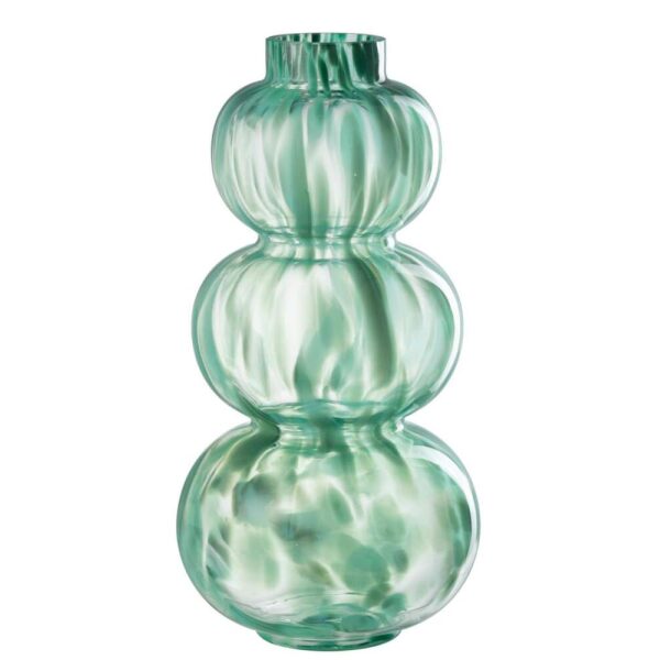 VASE BARBA GLASS GREEN LARGE