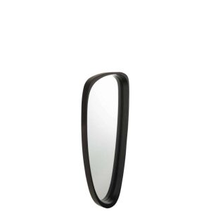 MIRROR GILES MDF/GLASS BLACK LONG