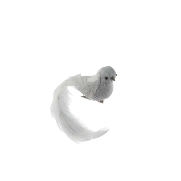 BIRD+CLIP FEATHERS GREY ASSORTMENT OF 3