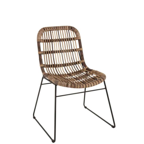 CHAIR BILLIE BANANA LEAVES/TEAK WOOD NATURAL