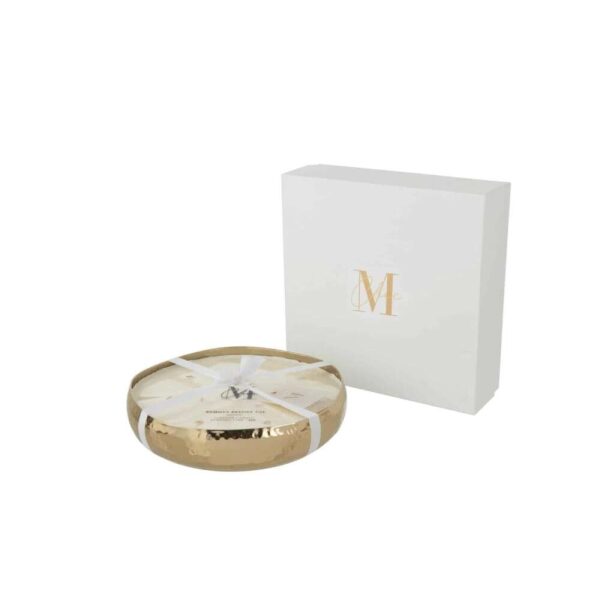 SCENTED CANDLE M-CHIC METAL GOLD LARGE-44H