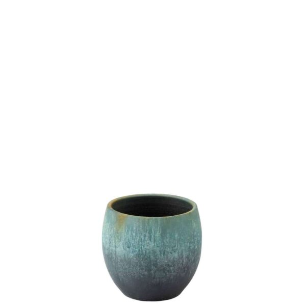 FLOWERPOT VINTAGE CERAMIC AZURE
