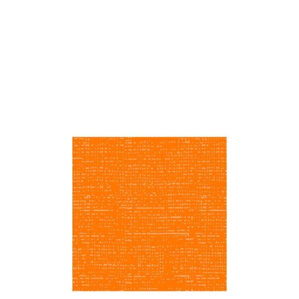 PACK 16 NAPKINS TEXTTILE TOUCH PAPER ORANGE SMALL