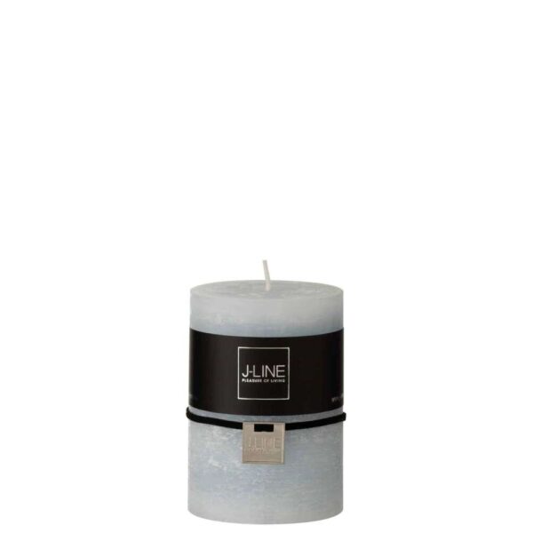 CYLINDER CANDLE  LIGHT BLUE M39H